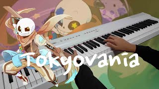 Undertale Ink Sans Theme  quotTokyovaniaquot piano cover SharaX Remix [upl. by Nils568]