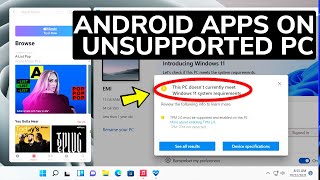 How to Install Google Play Store in Windows 11 4GB RAM [upl. by Orola868]