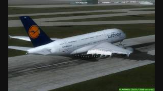 A380  FMC amp realistic effects HD [upl. by Arde529]