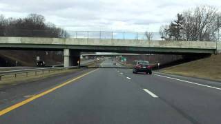 New York State Thruway Interstate 87 Exits 23 to 24 northbound [upl. by Lakim]