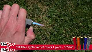 Refillable lighter mix of colors 1 piece  185940 [upl. by Ylicec]