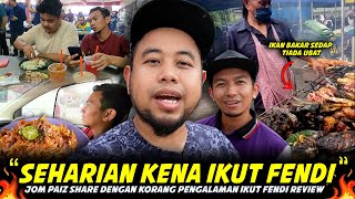 PAKSA FENDI BAYAR SEMUA MAKANAN NIVlog Seharian Teman Foodie Fendi Review Di KLIKAN BAKAR LEGEND [upl. by Noteek10]