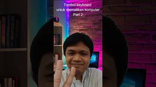 Tombol keyboard untuk mematikan komputer Part 2 windows10tutorialkomputer tutoriallaptopkeyboard [upl. by Drucill972]