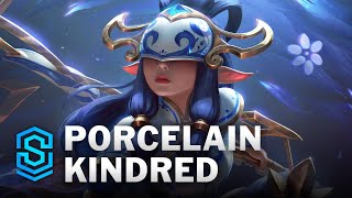 Porcelain Kindred Skin Spotlight  League of Legends [upl. by Friede352]