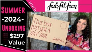 FabFitFun  SUMMER 2024 Seasonal Box Unboxing Discount Code [upl. by Jenne134]