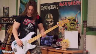 Iron Maiden  Afraid To Shoot Strangers Bass Cover [upl. by Ttoille]