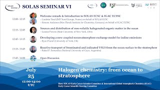 SOLAS Seminar VI Halogen chemistry from ocean to stratosphere [upl. by Cran]