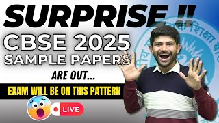 🔊CBSE Sample Paper Released 10th and 12th  Session 202425  Live Discussion With Digraj Sir [upl. by Von412]