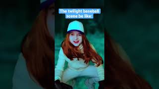 The twilight baseball scene is iconic shorts twilight twilightsaga vampire baseball [upl. by Merill]