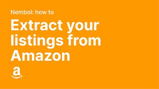 How to extract Amazon listings Complete walkthrough Bulk list on additional ecommerce channels [upl. by Ck543]