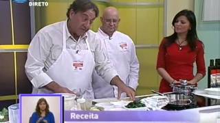 Receita quotPernil assado com arroz de morcelaquot  Praça da Alegria [upl. by Nosyt]