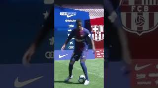 🤣 On noubliera jamais la présentation de Dembélé au Barça  shorts [upl. by Keldah702]