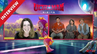 INTERVIEW Ultraman Rising Stars Christopher Sean Tamlyn Tomita Gedde Watanabe [upl. by Yrekaz472]