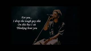 J Cole  Shes Mine Part 1amp2 Lyrics on Screen [upl. by Corney]