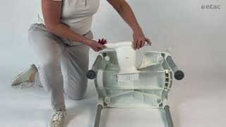 Etac Swift  Removal of armrests backrest and legs [upl. by Akiemehs423]