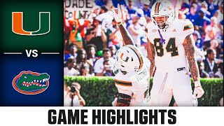 Miami vs Florida Game Highlights  2024 ACC Football [upl. by Jannel418]