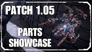 All the new parts added to Armored Core 6 in patch 105  quad gatling guns a massive laser amp more [upl. by Tail926]