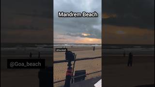 Goa Mandrem Beach goa shortvideo goabeach shorts ytshorts beach [upl. by Ariamo]