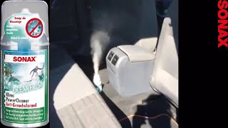 Auto Geruchsentferner mit SONAX KlimaPowerCleaner  Antibakteriell [upl. by Juli]