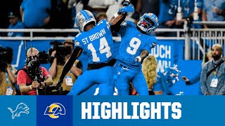 Lions win GRITTY OT THRILLER vs Rams  2024 NFL Season Week 1 [upl. by Eittap]