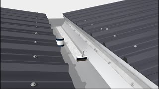 04 Kingspan Insulated Gutter Installation [upl. by Isayg811]