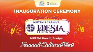 Watch LIVE NIFTEM’s annual fest ‘EDESIA’ 10am onwards [upl. by Boggers]