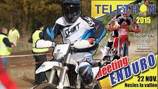 ENDURO  TELETHON NESLE LA VALLEE 2016  300 TE [upl. by Ayamahs]