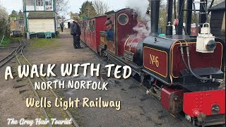 Wells Next the Sea to Walsingham Light Railway with A Walk with Ted by The Grey Hair Tourist [upl. by Honan307]