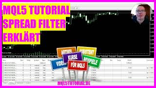 MQL5 TUTORIAL  Spread Filter erklärt in 4 Minuten [upl. by Alabaster]