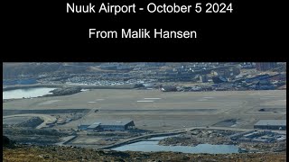 Nuuk Airport Malik Hansens Oct 05 2024 panorama quick review [upl. by Gile]