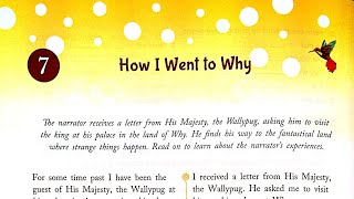 How I Went To Why Story In Hindi  By G E Farrow  Ratnasagar  Focus English Class 6  Chapter 7 [upl. by Yelsnik939]