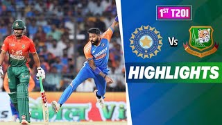 India vs Bangladesh 1st T20 Cricket Match Highlights 2024 Wcc3 Cricket gameplay [upl. by Aenyl996]