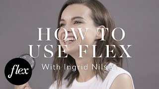 Ingrid Nilsen Shares Her Tips on How to Use Flex Menstrual Disc  Flex [upl. by Lamrej171]