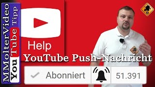 YouTube  Benachrichtigung bei neuen Videos auf abonnierten Kanal aktivieren  deaktivieren [upl. by Lara]