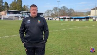 Post Match Interview Jimmy Marshall After Kendal Town 03 Congleton Town 08042023 [upl. by Zere77]