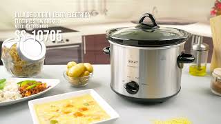 SOGO OLLSS10705  OLLA DE COCCION LENTA  SLOW COOKER  170W [upl. by Nosydam721]