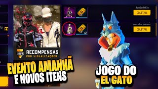 AMANHÃ WEB EVENTO PRÊMIOS FFWS 2024LBFF E JOGO DO EL GATO EL HERO  NOVIDADES FREE FIRE [upl. by Imot]