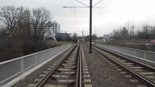 Schwerin Tramways Route 4 Neu Pampow to Platz der Freiheit Straßenbahn Schwerin Linie 4 [upl. by Einaej]