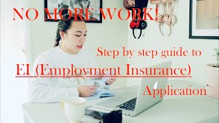 How to apply for EI Employment Insurance step by step application UPDATE Say Yes to MSCA [upl. by Esdnyl]