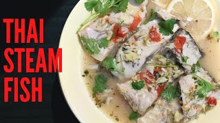 How to make Thai steam fish Thai steam fish without steamer থাই স্টিম ফিশ।Bangla [upl. by Lleda]