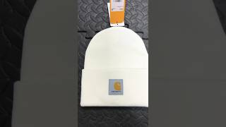 Reviewing My Carhartt Mens Acrylic Watch Hat in Winter White [upl. by Derriey]