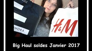 👗👜👠 Big Haul Soldes Janvier 2017 👗👜👠 SéphoraHampMHemaSergent majorBeauté privéeEtc 👗👜👠 [upl. by Ahsiam]