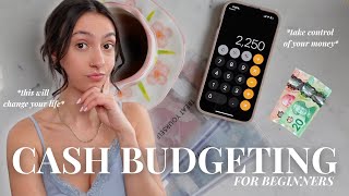 HOW TO START A CASH ENVELOPES BUDGET 💸 Cash Envelopes System and Stuffing for Beginners easy  fun [upl. by Eirelam]