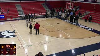 Pittston High School vs Crestwood High School Mens Varsity Basketball [upl. by Ijies]