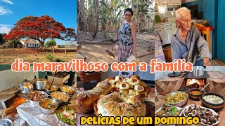 Dia de visitar a mãe ♡ MUITA comida e prosa boa  fiz americanos e enroladinho de salsichaalmoço [upl. by Enrev]