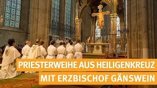 Priesterweihe mit Erzbischof Gänswein aus der Stiftskirche im Stift Heiligenkreuz  05102024 [upl. by Nivek442]