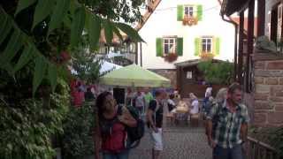 So feiert die Pfalz Weinfest Gleiszellen Pfalz Germany 692013 Abrissclip 1 [upl. by Einnok711]