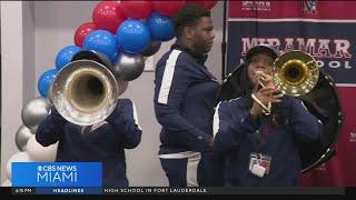 Miramar High School celebrates newlyrenovated band and chorus rooms [upl. by Scholem]