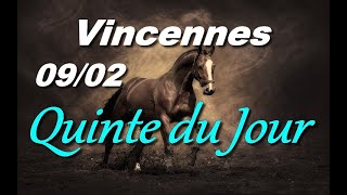 PRONOSTIC PMU QUINTE DU JOUR VENDREDI 9 FEVRIER 2024 [upl. by Mis252]