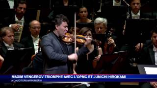 L’OPMC fait salle comble pour la venue de Maxim Vengerov [upl. by Coates]